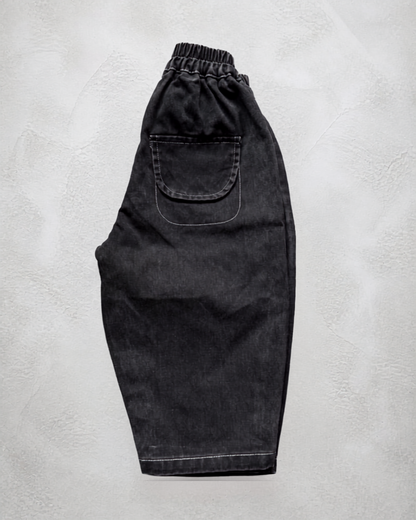 Happy Doodles Slate Denim Pants