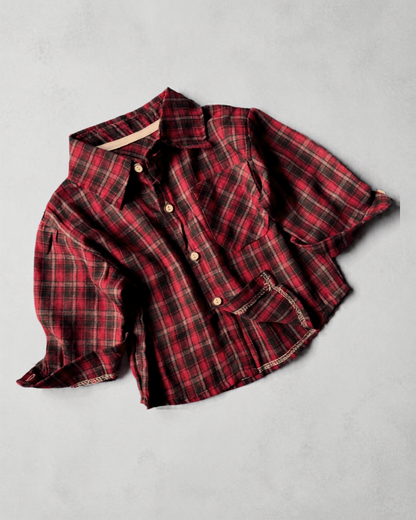 Lil Elf Plaid Shirt
