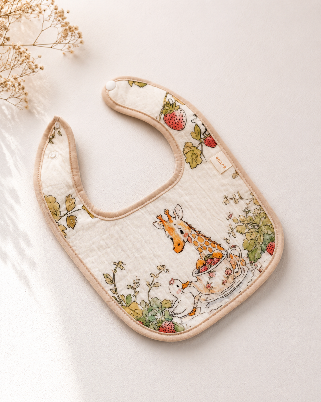 Giraffe Tea Party Bib