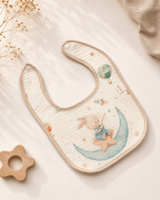 Over the Moon Bib