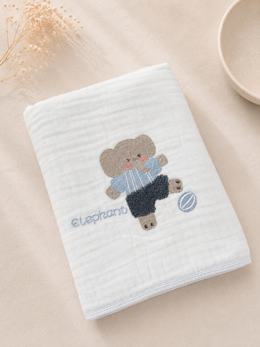 Mr. Elephant Bath & Cuddle Wrap